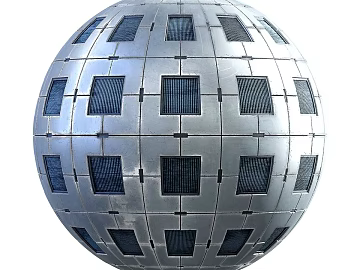 Sci-Fi Exterior Wall PBR texture (ID:ffach214824)