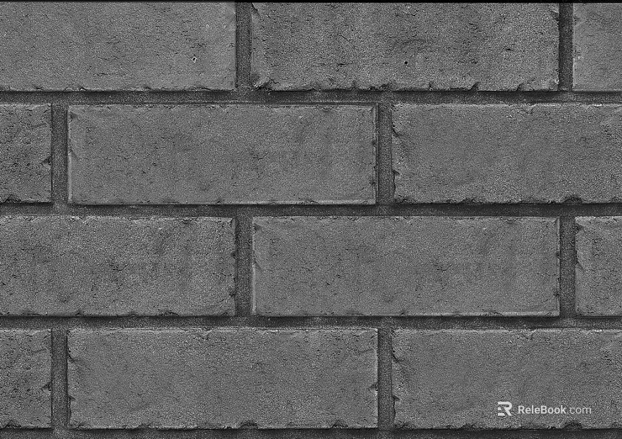 Brick wall gray wall tile texture