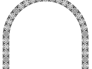 Vintage Pattern Arch Decorative Components texture (ID:ffaeh092139)
