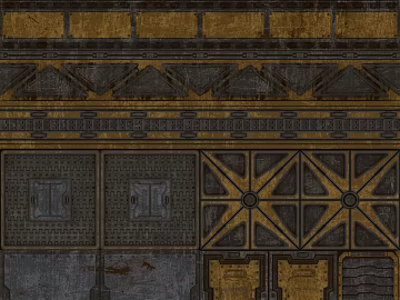 Do the old industrial wind metal plate cabin wall texture (ID:ffaeh885096)