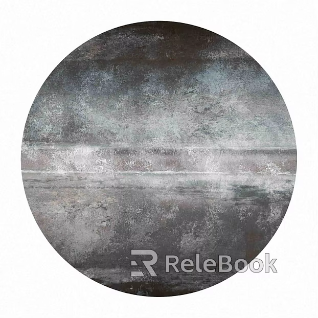 Round carpet texture