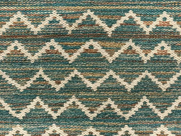 Triangular wave yarn-dyed jacquard coarse-spun fabric texture (ID:ffaeh413884)