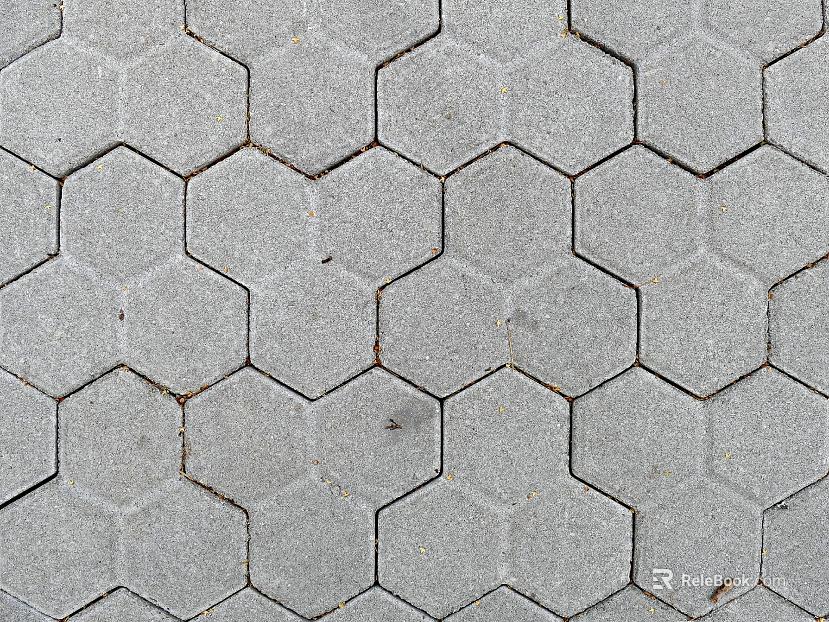 Permeable masonry paving texture