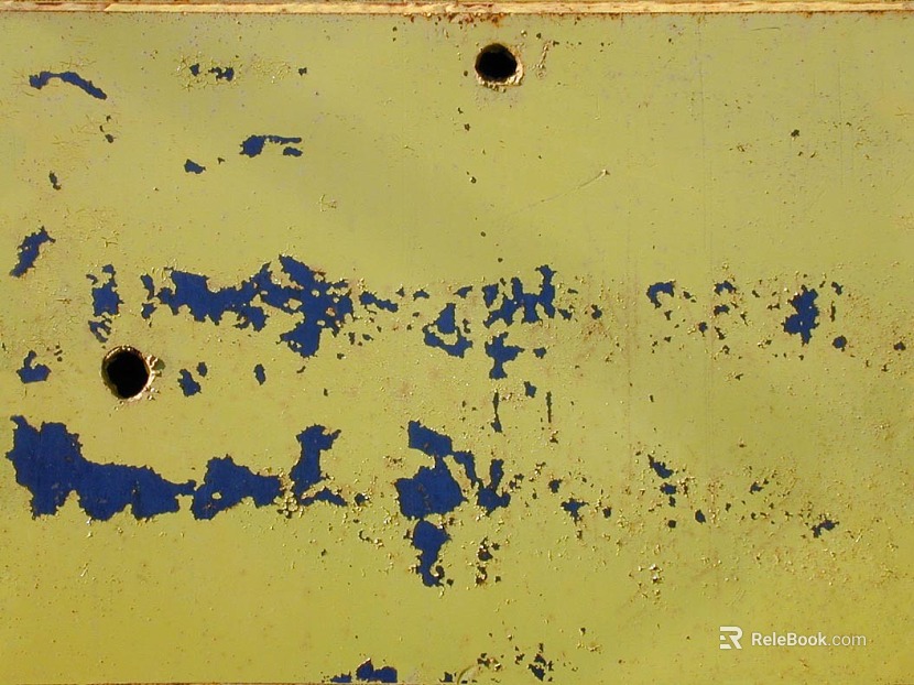 Industrial wind yellow green old metal sheet texture