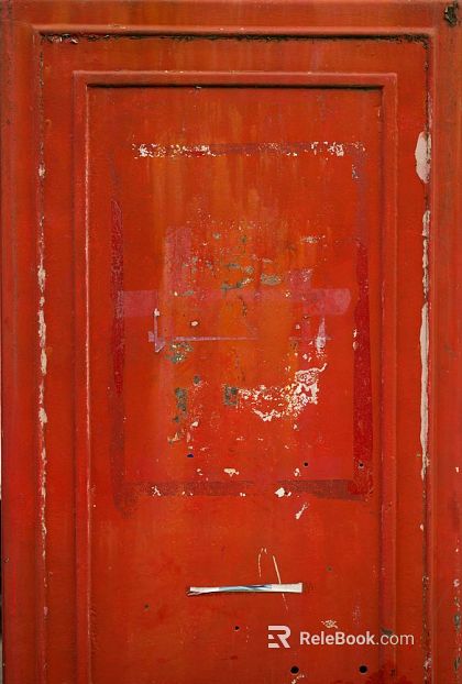 Metal door texture