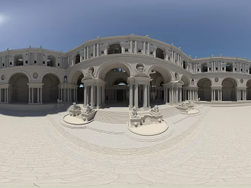 European City Square HDR texture (ID:ffach164538)