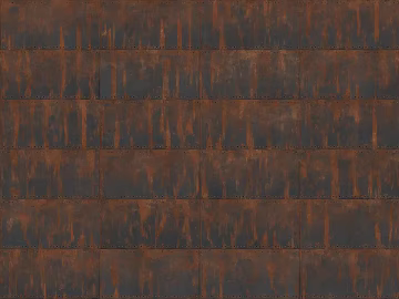 Square metal rusty floor tile floor surface dirty old texture (ID:ffagh574717)