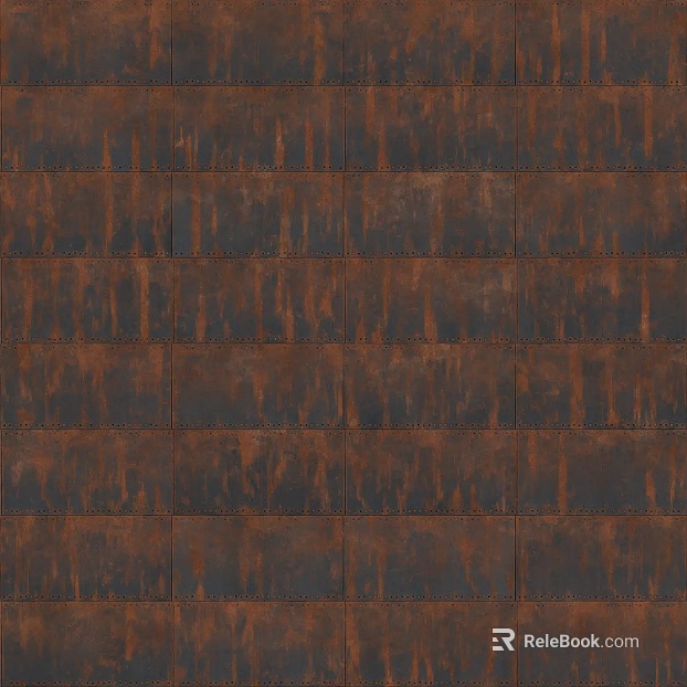 Square metal rusty floor tile floor surface dirty old texture