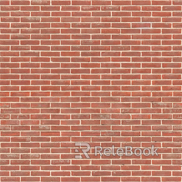 brick wall pastoral style red brick wallpaper texture