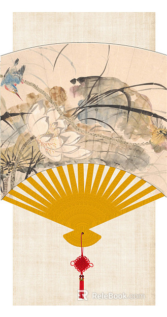 Plant painting texture