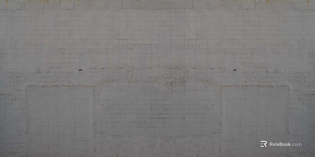 Light gray brick wall, interior and exterior walls texture