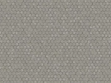 Hexagonal brick mosaic gray brick seamless texture (ID:ffagg36240)