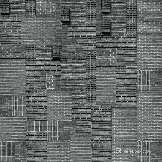 Brick wall wall brick black joint texture