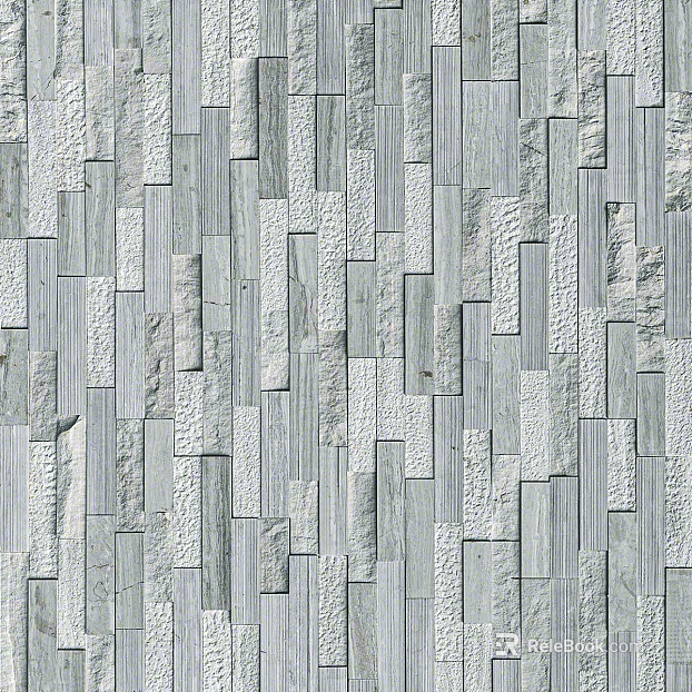 Modern culture stone concave-convex culture stone white culture brick background wall texture