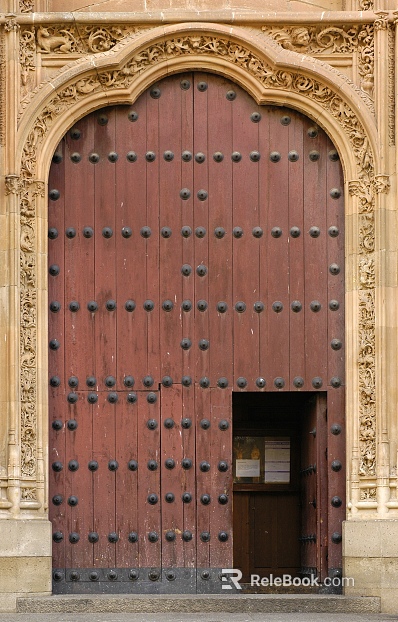 Wooden door texture