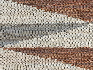 Brown gray striped woven carpet living room texture (ID:ffaeh246996)