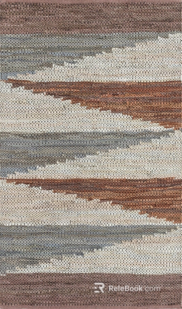 Brown gray striped woven carpet living room texture