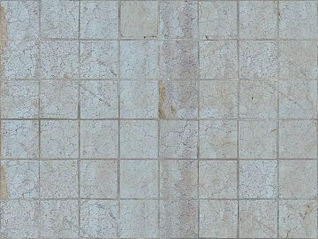 Off-white crack antique brick kitchen and bathroom floor texture (ID:ffaeh159301)