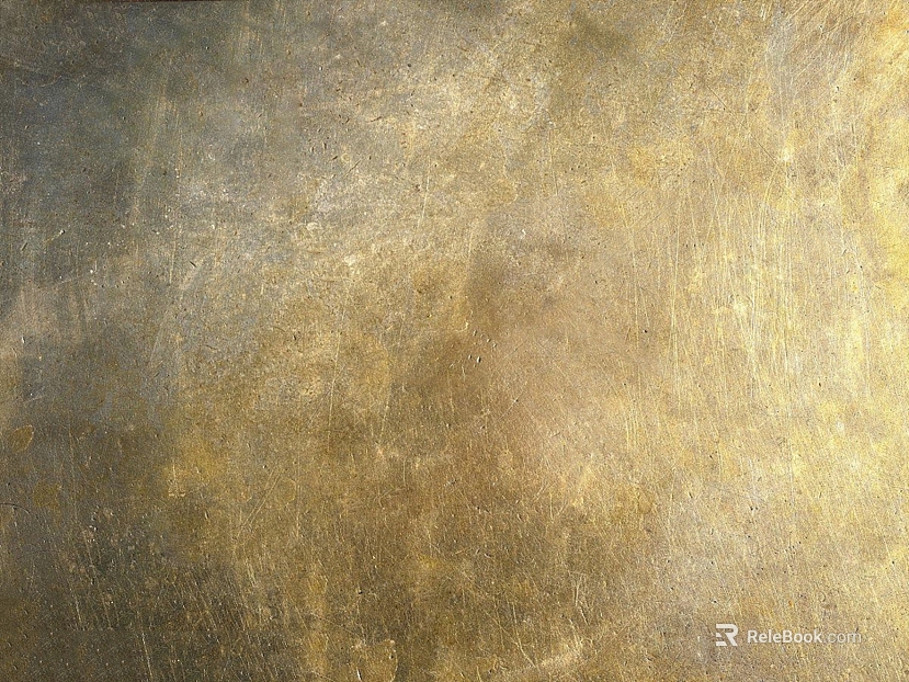 Dressed old gold gray copper metal plate texture