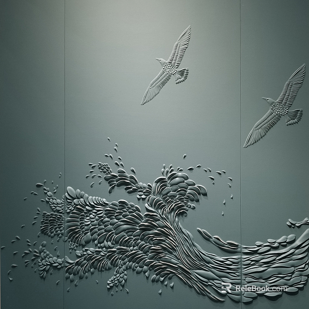 three-dimensional physical painting texture