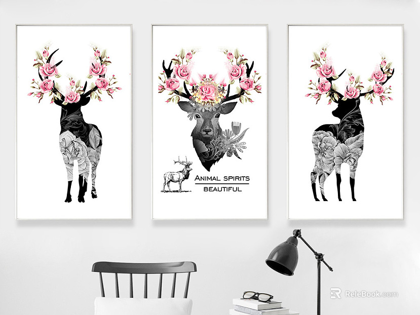 Animal painting texture