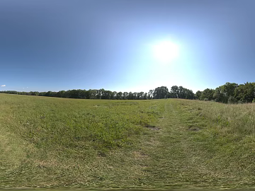 Outdoor Country Lawn Forest Blue Sky White Clouds HDR texture (ID:ffabg49391)
