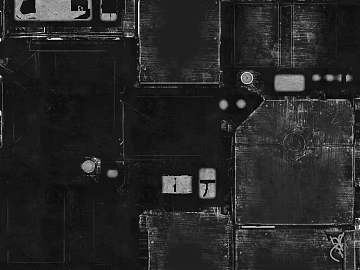 Dark gray distressed metal panel, industrial-style wall texture (ID:ffaeh752139)