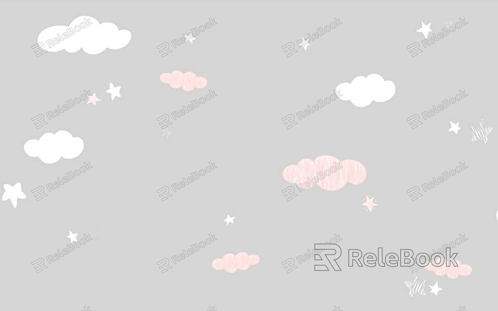 A delightful children's wallpaper featuring an array of whimsical, cartoon animals in soft, pastel colors, set against a light blue background, creating a cheerful and inviting nursery atmosphere.