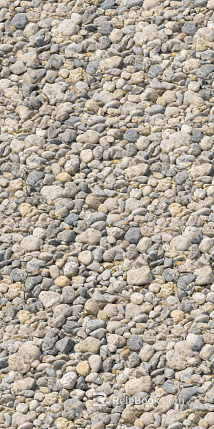 Gravel ground Stone ground texture