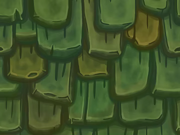 Dark green bark building facade texture (ID:ffaeh526816)