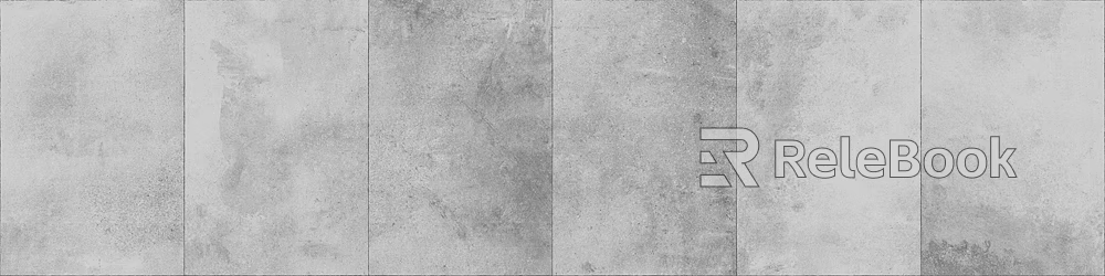 Cement ceramic plate staggered cement color texture