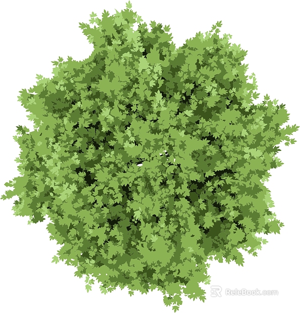 Plant painting texture