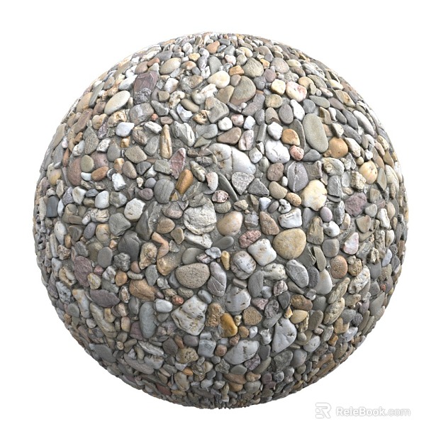 Gravel PBR texture