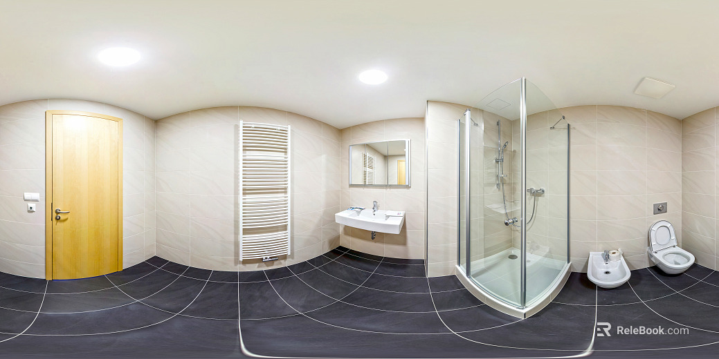 Indoor HDR Bathroom Bathroom Toilet Shower Room texture