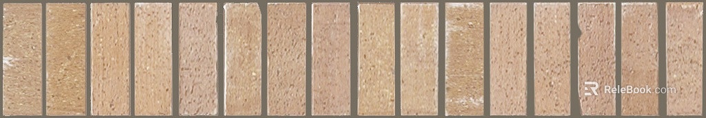 Light brown strip antique brick wall texture