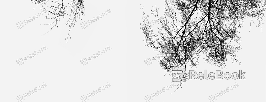 black and white tree shadow texture