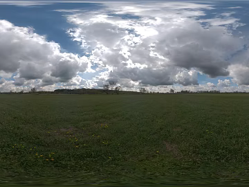 HDR Lawn Clear Cloudy Sky texture (ID:ffach472748)