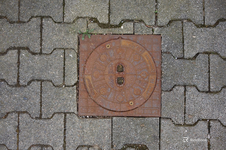 manhole cover texture