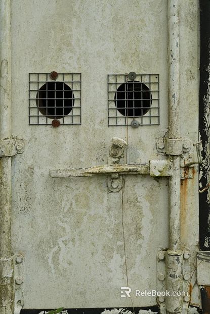 Metal door texture