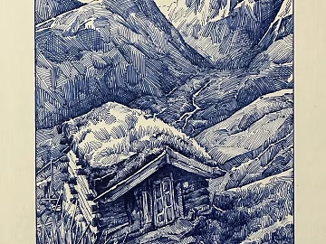 landscape painting texture (ID:ffach904034)