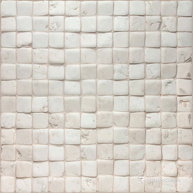Beige stone mosaic for kitchen and bathroom walls texture
