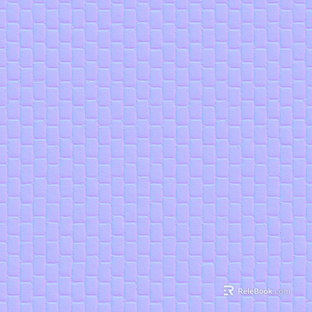 Lavender Plaid Tile Wall Paving texture