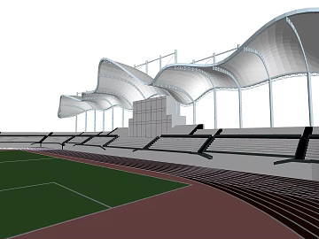 Modern stadium grandstand scene texture (ID:ffaeh814194)