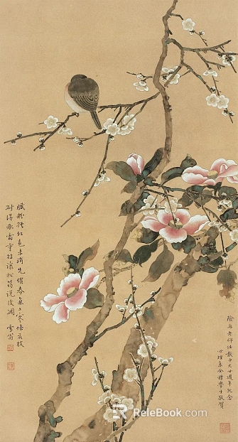 Plant painting texture