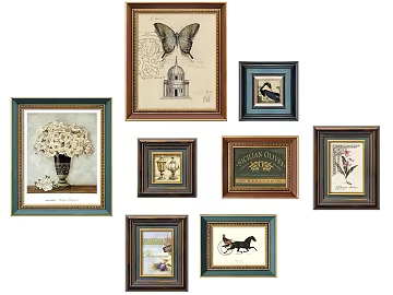 decorative painting 3d model
