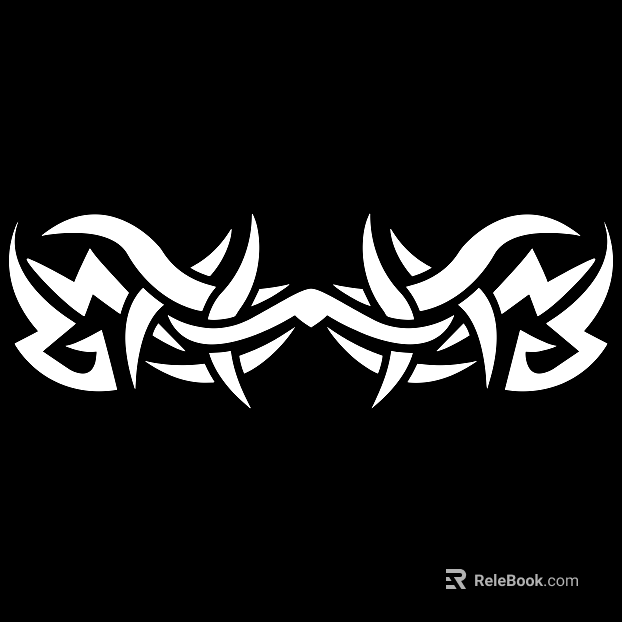 Tattoo black and white mask pattern texture pattern graphics texture