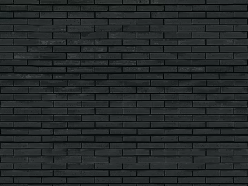 Brick wall dark exterior wall tiles seamless 3d model