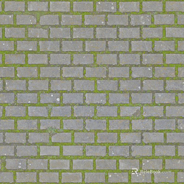 Brick pavement texture