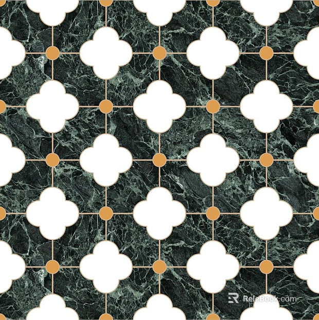 Light Luxury Dark Green Marble Tile Kitchen and Bathroom Wall texture