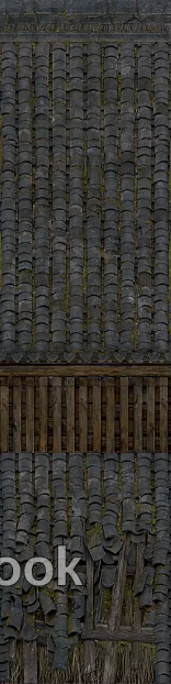 Green tile texture